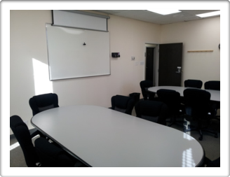 The Atrium Office Suites Conference Room with white board